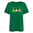 thumbnail image 2 of Chemises de la Saint-Patrick pour Femmes Saint-Valentin Imprimé Hiver Décontracté Floral Haut Saint-Patrick, 2 of 4