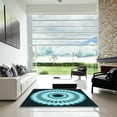 thumbnail image 6 of Ahgly Company Indoor Rectangle Patterned Deep-Sea Blue Area Rugs, 6' x 9', 6 of 6