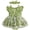 Green Dress+Headband, variant on HWJAD Butterfly Lace One-Piece Romper Dress and Headband Set for Newborn Baby Girls Infant Tulle Bodysuit Dresses Summer Outfits