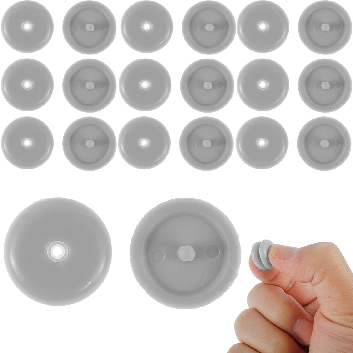 Eummy 10 Sets Seat Belt Stop Button Plastic Prevent Seat Belt Buckle