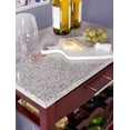 thumbnail image 6 of Linon Neyrey Mobile Kitchen Island with Speckled Granite Top, Wenge, 6 of 15