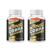 2-Pack King Cobra Gum-mies Extra Strength Formula Pills for Men-60 Gum-mies