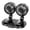 Black, variant on Car Fan Usb Car Home Car Fan Cooling Fans that Blow Cold Air Battery Powered Rechargeable Fan (Black)