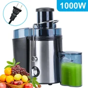 1000W Centrifugal Juicer Juice Extractor with 2 Speeds 3.6in Wide Feed Chute 17Oz Juicer Cup 54Oz Pulp Collector Electric Juicer for Fruits Vegetables