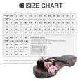 thumbnail image 2 of HYwys Wooden Slippers Clogs Sandals Geta Shoes Japanese Toe Open Cosplay Traditional Bathroom Shower Heeled Mules Summer Beach, 2 of 6