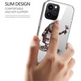 thumbnail image 2 of Étui de Téléphone Nier TPU Robot Protection Accessoires Antichoc Transparent Compatible avec iPhone 6/6s 4.7 Pouces, 2 of 5