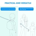 thumbnail image 6 of Skycase Anti Lost Wrist Link Belt, 2.0M Anti Lost Safety Wristband/Hand Safety Harness Link with Lock Adjustable Belt for Kids, Baby Toddler Kids Walking Travel Outside, Blue, 6 of 7