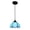 A, variant on Partheme Rustic Style Single Head Pendant Light, Vintage Hanging Ceiling Lamp, Colored Glass Shade Rust Proof, Adjustable Chain Height, Soft Warm Light for Kitchen Dining Room Bedroom Living Room, D