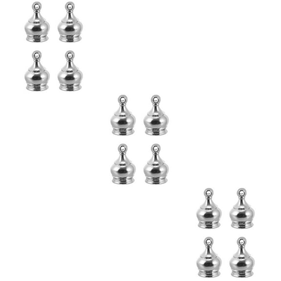 12 pcs  Lamp Finial Floor Lamp Table Lamp Decorative Nut Knob Light Screw Caps