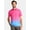Digital Ombre Fushia Pink, variant on Novelty Print Golf Polo Shirt, Men's & Big Men's Sizes S-5XL