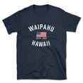 thumbnail image 1 of Waipahu Hawaii Patriot Men's Cotton T-Shirt, 1 of 1