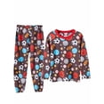 thumbnail image 3 of QEFJNO 2-8Y Kids Boys 100% Cotton Pajamas Set Toddler 2-Piece Long Sleeve Sleepwear Little Boys Soccer Ball Pjs, 3 of 9