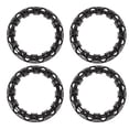 thumbnail image 1 of Cache-Moyeu de Roue, 4 Pcs Cache-Moyeu de Roue Capuchons de Moyeu Protection des Pneus Jante Universelle pour ATV Go Kart, 1 of 8