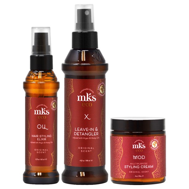 MKS Eco (Marrakesh) Original Oil 2oz + Original X Leave in & detangler