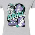 thumbnail image 3 of Disney Princess - Ariel Pop - Juniors Fitted Graphic T-Shirt, 3 of 5
