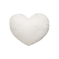 thumbnail image 2 of Personalized Heart-Shaped Pillow - Faux Rabbit Fur Sofa Cushion for Bedroom Decor, Soft Plush Throw Pillow for Home, 2 of 6