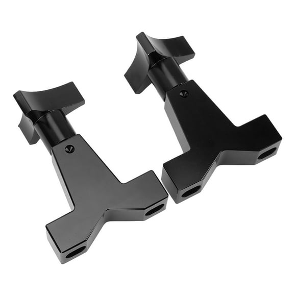 Lift Jack Tube Mounting Bracket, High Lift Jack Tube Mount Sturdy Metal Adjustable 1in To 2.5in Reliable Performance Wear Resistant Universal  For SUV Black