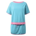 thumbnail image 4 of MAIHAN Women Summer Outfits Summer Outfits for Women 2026 Short Sleeve Tops Shorts Trendy 2 Piece Summer Shorts Set Comfortable Playwear Daily Wear, 4 of 5