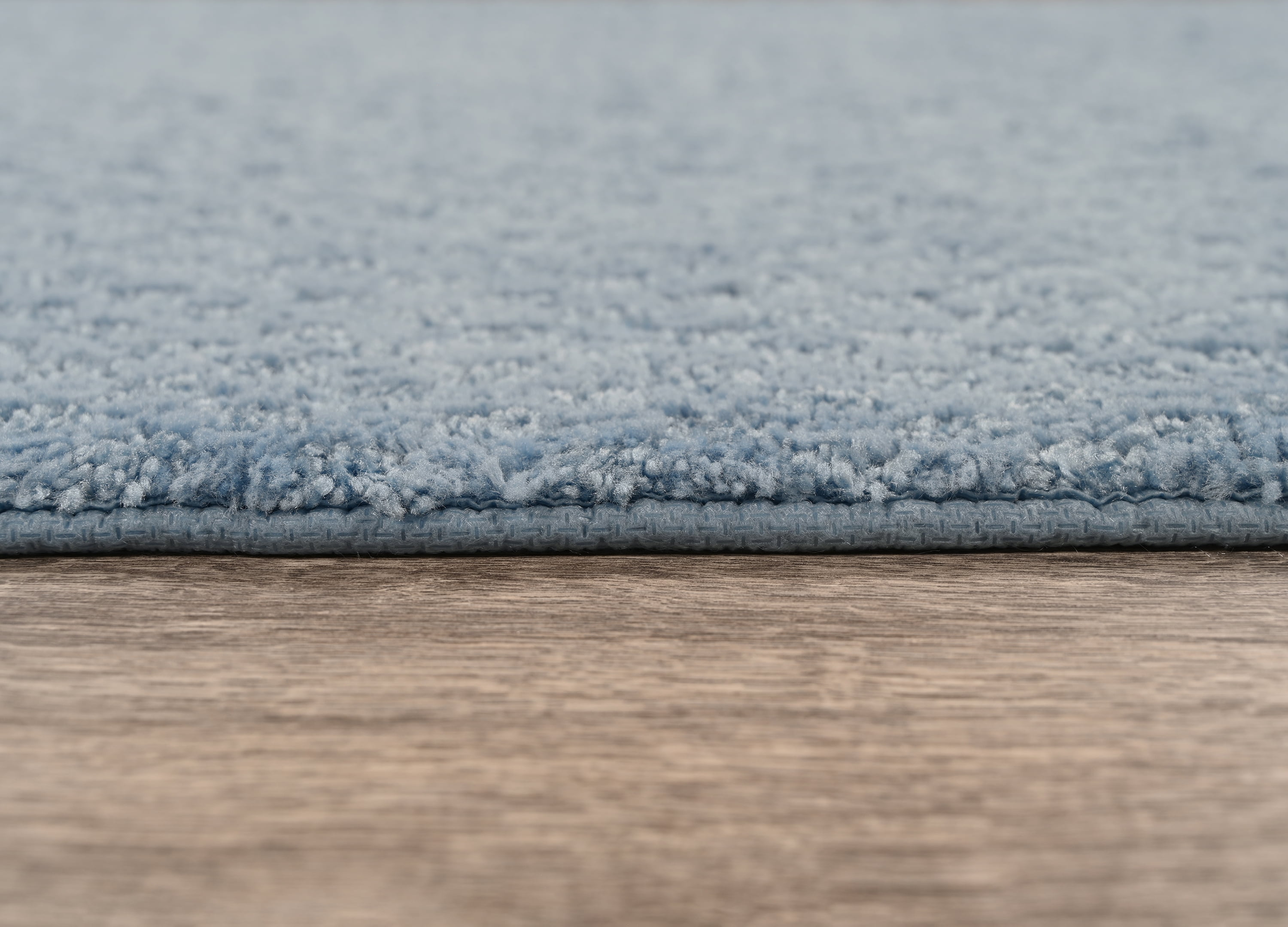 Garland Rug Cabernet Washable Nylon Bath Rug Set, 3 Piece Set (21"x34" Bath Rug, Contour Rug, & Toilet Lid) Basin Blue