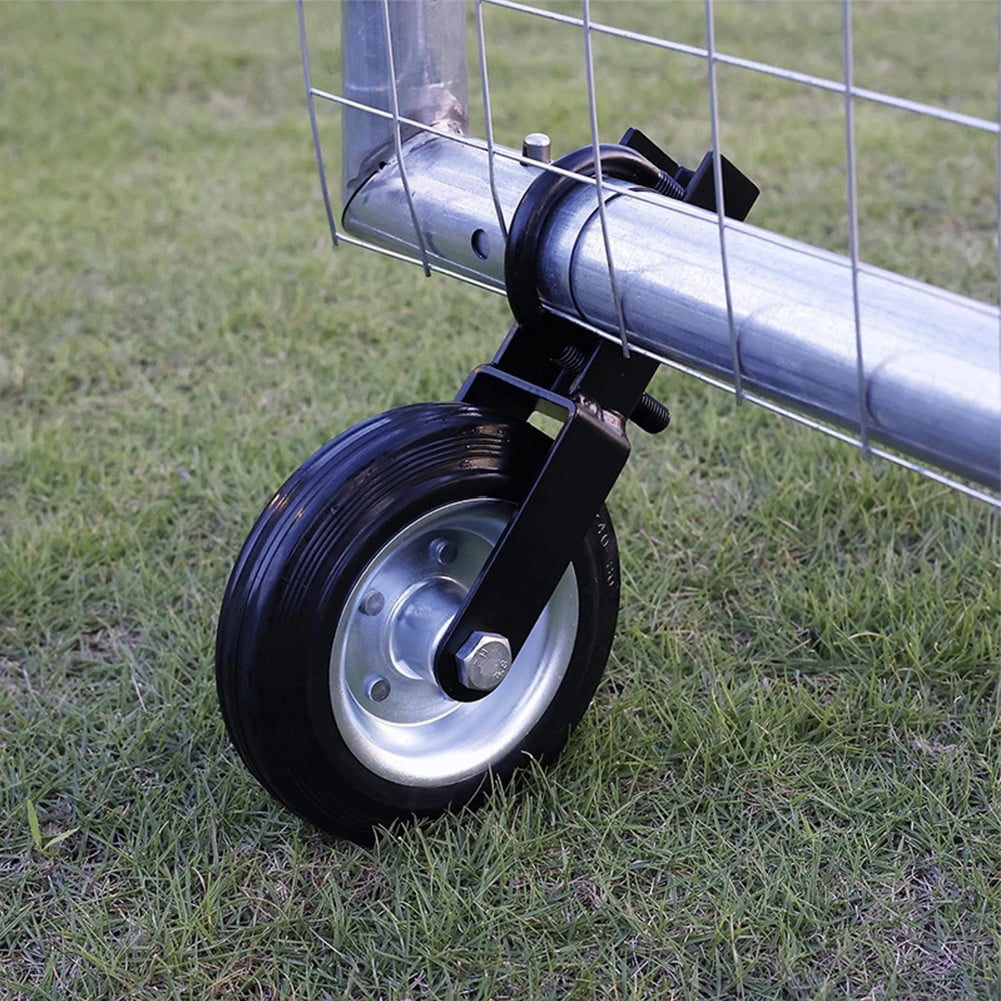 AFQH Heavy Duty Farm Gate Casters Outdoor Door Frame Auxiliary Wheels Metal Fence