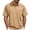 619#Khaki, variant on Men's Classic Cotton Pique Polo Shirt Moisture Wicking Breathable Collared Golf Work Casual Top with Convenient Pocket Army Green L