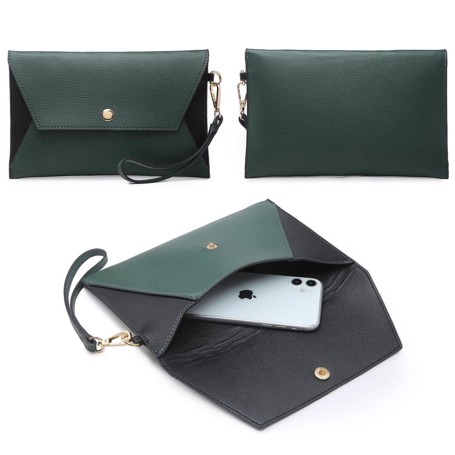 Dasein Women Handbags Fashion Satchel Purses Top Handle Tote Work Bags Shoulder Bags with Matching Clutch