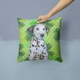 thumbnail image 2 of Dalmatian Puppy St Patrick's Fabric Decorative Pillow, 2 of 4