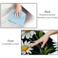 thumbnail image 4 of Daisy Canvas Beach Blanket Picnic Mat, Waterproof Outdoor Camping Rug for Sand Proof, with Carry Bag for Travel, Beach, Park - Blue Stripe Pattern - 200 Characters, 4 of 6