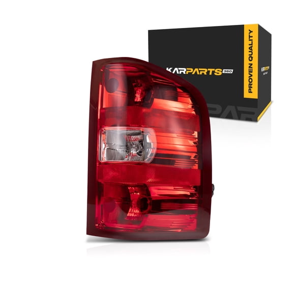 For Chevy Silverado 1500 Tail Light Assembly 2012 2013 Passenger Side 1st Design w/ Bulbs DOT Certified For GM2801207 | 25958483