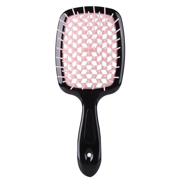 Ygjytge Cepillo De Pelo De Salón De Masaje De Cuero Cabelludo Con Peine De Cojín De Aire De Dientes Anchos (Rosa Negro) Ygjytge Para estrenar