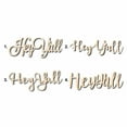 thumbnail image 1 of Hey Y'all Sign Unfinished Wood Cutout Home Decor DIY Option 4- 24" Wide / 1/2", 1 of 3