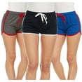 thumbnail image 2 of 3 Pack: Womens Moisture-Wicking Ladies Hot Shorts - Ideal for Yoga, Running, and Everyday Wear, 2 of 4