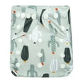 thumbnail image 4 of Pañal Reutilizable,Pañal de tela suave para bebé lavable ajustable,Pañal para recién nacido Pañal de natación reutilizable para bebé,Pañal de tela de bolsillo cubre pañal con, 4 of 9