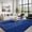 Blue, variant on Fluffy Round & Rectangle Area Rugs for Living Room Bedroom, Non-Slip Shaggy Carpet for Kids Room Nursery, Multiple Sizes & Color