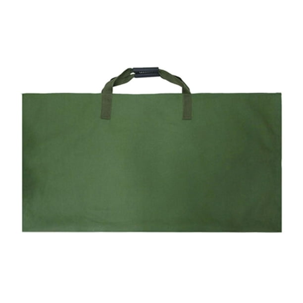 Bolsas de basura plegables multifunción para césped y follaje de jardín. Verde