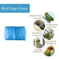 thumbnail image 4 of Laklulu Universal Bird Cage Seed Catcher,Seed Catcher Guard Net Cover,Parrot Mesh Net Cover,Soft Airy Cage Net Stretchy Skirt(Blue), 4 of 5