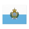 thumbnail image 5 of San Marino Country Flag Canvas Vibrant Wall Art Unframed Home Decor, 5 of 13
