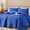 Dark blue, variant on 2/3Pcs Bohemian Coin Pattern Quilted Bedspread Set, 1 Quilt & 1 Or 2 Pillowcases, Versatile All-Season Bedding, Multiple Colors Available(White,Twin)