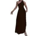 thumbnail image 1 of Birdeem Robe Mini Ajustée Sans Manches à Manches Courtes Imprimée pour Femmes, Confortable, Épaule Unique, Tunique Pliée, 1 of 6