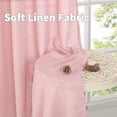 thumbnail image 1 of XNKOLMJ Linen Kitchen Curtains 36 Inches Long for Small Window 2 Panels  Short Grommet Light Filtering Privacy Thick Semi Sheer Curtains for Basement Cafe  Sage Green  52W X 36L, 1 of 7