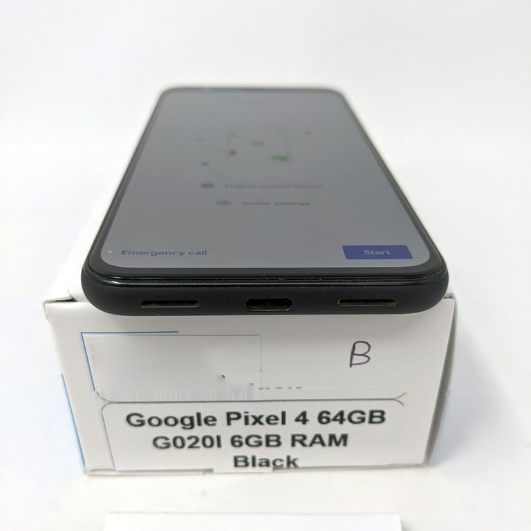 Google Pixel 4 64GB Just Black(Unlocked) Used Grade B