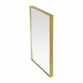 Bali Modern Rectangle Wall Mirror - 36" Gold - Walmart.com