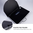 thumbnail image 3 of DINHEAROM Paperwork Organizer Black Plastic For Business Meetings 1 Pc, 3 of 8