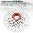 thumbnail image 4 of Cycle Cassette Flywheel, Road Bicycle Spocket de Alta Precisión de Acero y Aluminio Rococador de Ciclo de 7 Velocidadas para Montaña, 4 of 7