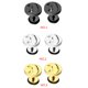 thumbnail image 5 of Minnieouse Pendientes decorativos de estilo Punk para hombre y mujer, aretes decorativos de acero inoxidable, adorno de joyería DIY, regalos, Ropa, zapatos y accesorios Miscelánea Oro 10x10mm, 5 of 6