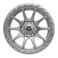 thumbnail image 2 of 1 TIS 17x9 5X5.00 -12 563BS Brushed Face with Silver Wheel Rim, 2 of 3