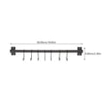 thumbnail image 2 of Herramienta de cocina Estante colgante de 7 ganchos Espacio Aluminio Montado en la pared Utensilios de cocina Colgador de ganchos HOMEMAXS HaoMX115572934, 2 of 7