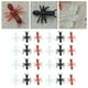 thumbnail image 4 of 100 piezas de hormigas de simulación de Halloween, hormigas falsas de plástico, juguetes de broma interesantes, 4 of 7