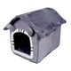 thumbnail image 1 of Casa para perros al aire libre, caseta para perros y gatos, caseta lavable con autocalentamiento, suministros para mascotas, cama para gatos, nido de Orejas grises M, 1 of 9