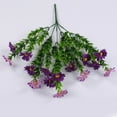 thumbnail image 2 of Gerich Artificial Daisies Flowers Outdoor UV Resistant 15 Heads Fake Foliage Greenery Faux Plants Silk Fake Flowers for Window Box Hanging Planter Farmhouse Indoor Outside Decor, 2 of 10